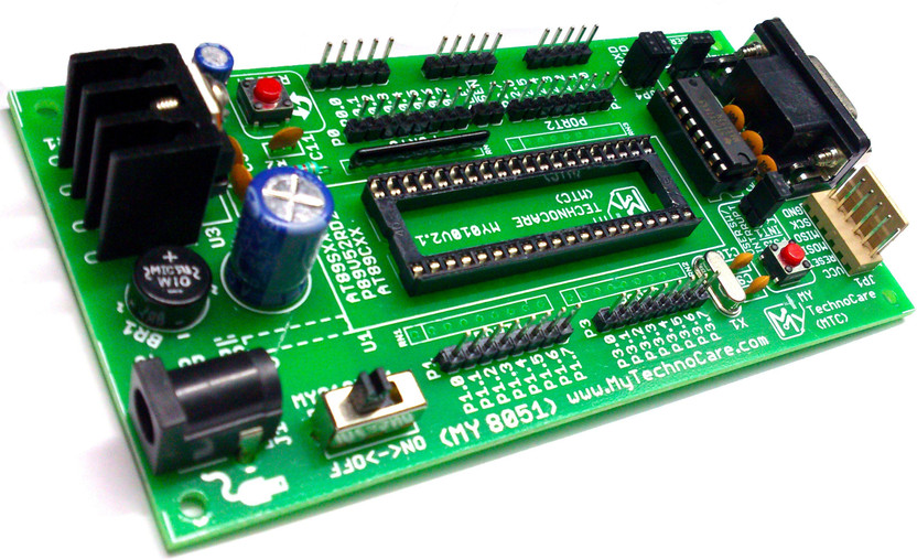 MY MY TechnoCare ATMEL 8051 Development Board+MAX232, Multipurpose Controller - Flipkart Deal