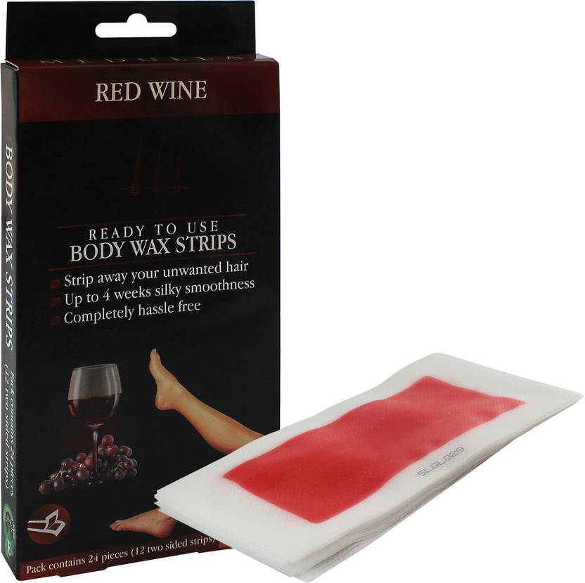 Ear Lobe Accessories Full Body Wax Strips With Rasberry Extracts