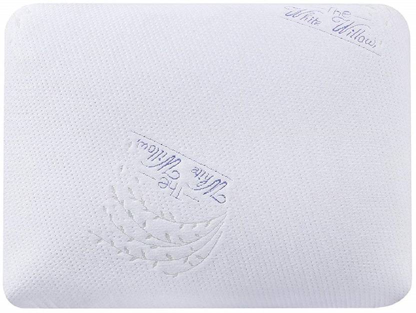 The White Willow Junior Size Memory Foam Pillow For Kids With