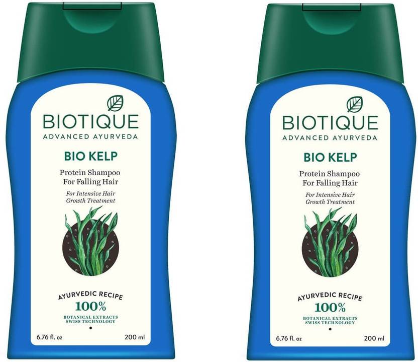 Biotique Bio Kelp Protein Shampoo For Falling Hair Intensive Hair Growth Treatment 200ml