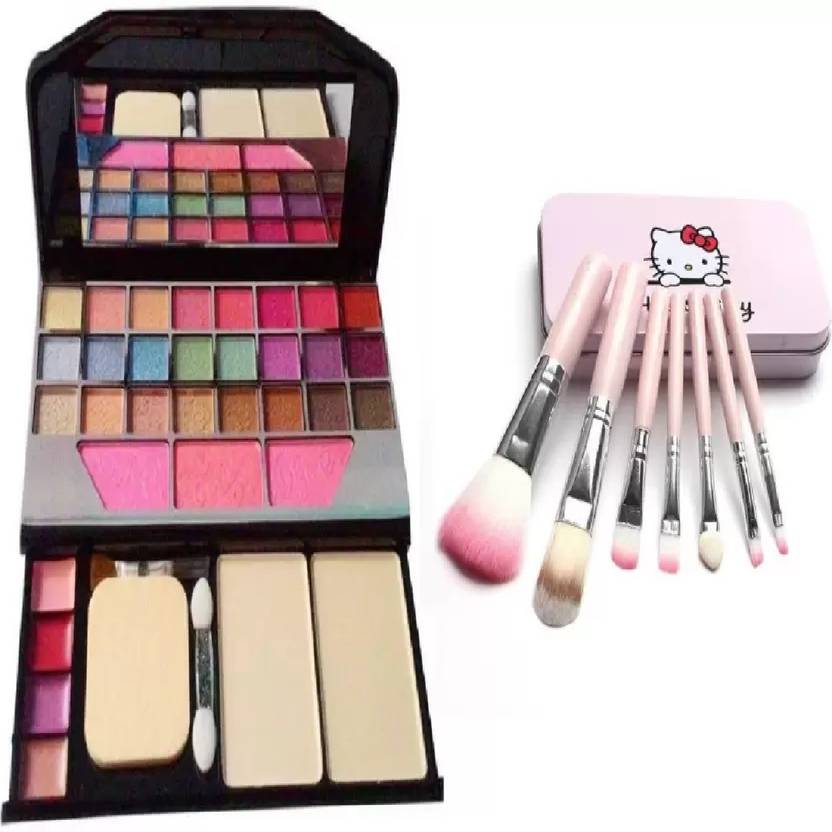 hich Makeup Kit 6155 & Hello Kitty Makeup Brush Set (Set of 2) Price in