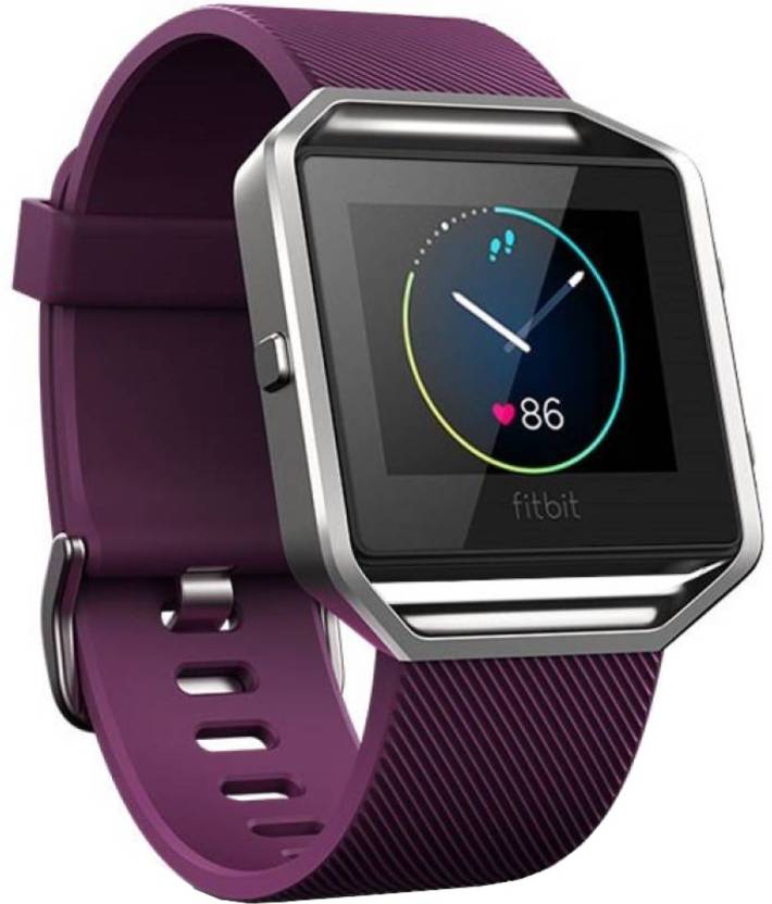 For 9999/-(50% Off) Fitbit Blaze Plum Silver Smartwatch at Flipkart