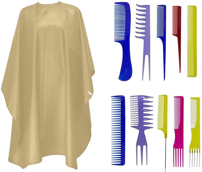 Majik Professional Hair Cutting Sheets And Hair Styling Combs For