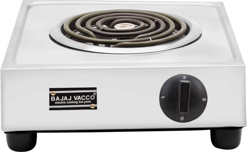 BAJAJ VACCO HOT PLATE 1250W COIL SS Electric Cooking Heater Price in