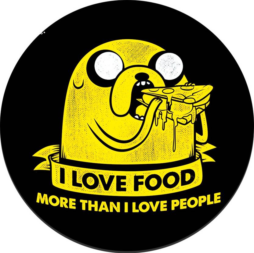 Crazyink Mpadround I Love Food Mousepad Crazyink Flipkart Com