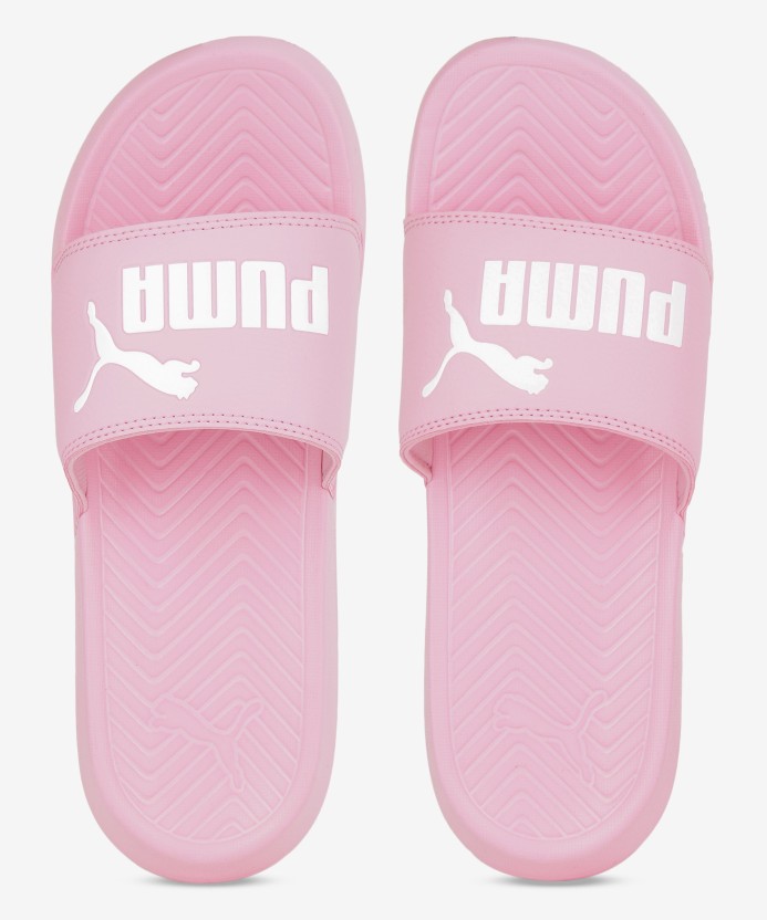 pink puma slides