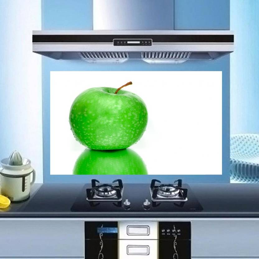Total Home Medium Green Apple Fresh Wallpaper Kitchen Wall Decor