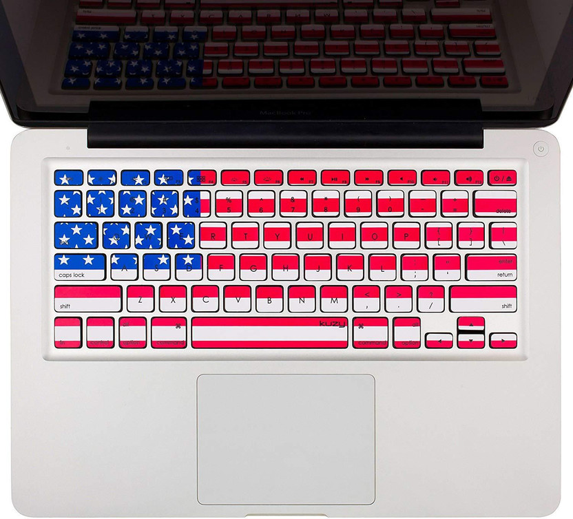 2 PCS Silicone Keyboard Cover Skin for Apple Macbook Air Pro Retina MAC 13 15 17