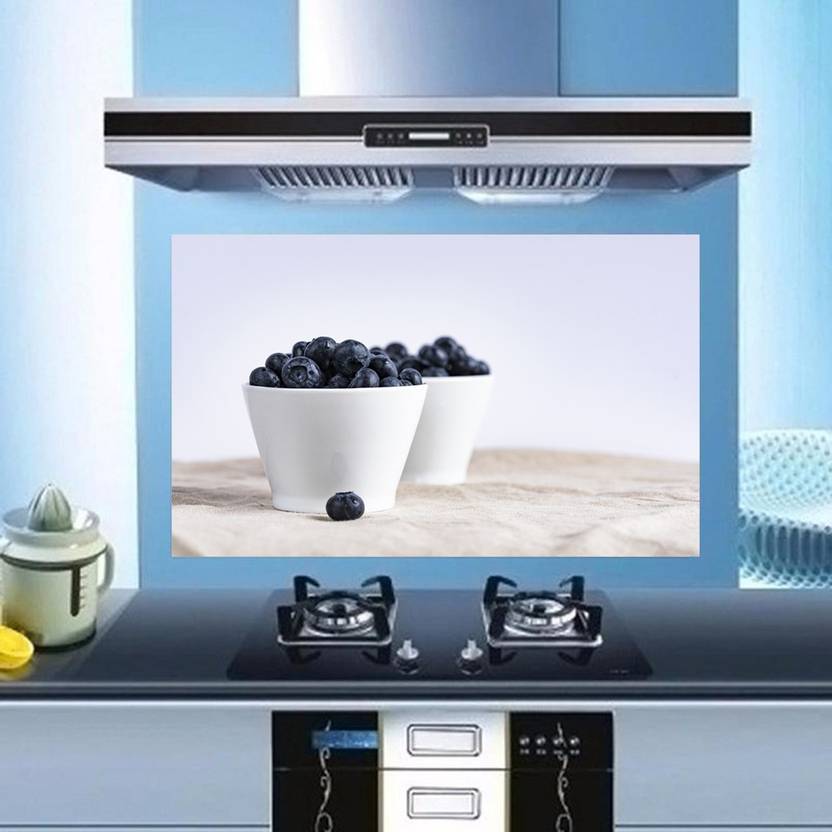 Total Home Medium Blueberries In Bowl Table Wallpaper Kitchen Wall