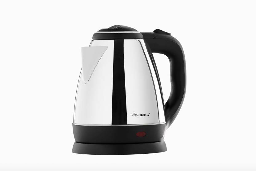 Butterfly EKN Electric Kettle (1.5 L, Silver with Black)