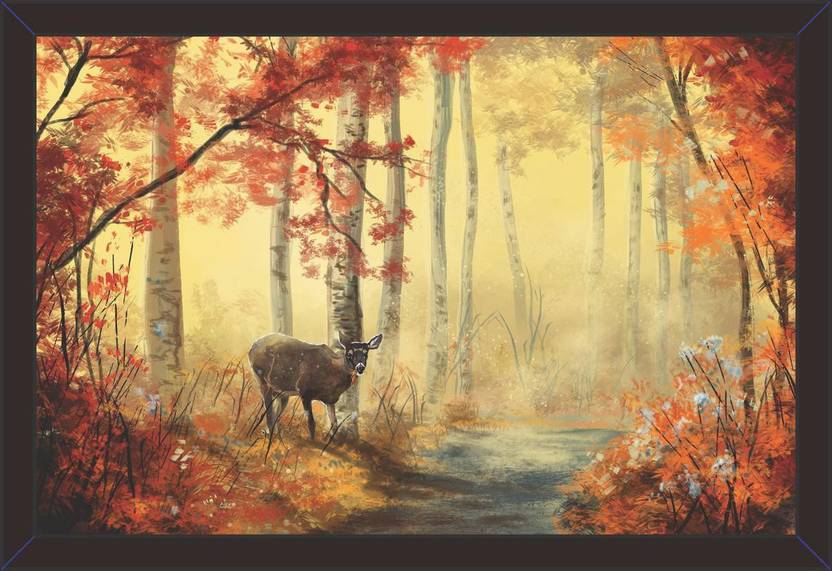 Mad Masters Mad Masters Artistic Artwork Deer In The Jungle