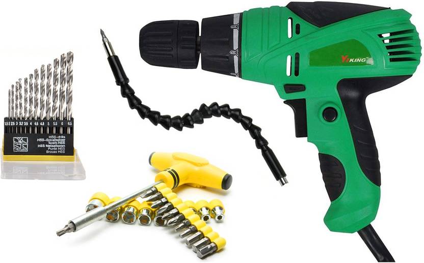 ISC Yiking Electric Screwdriver + Flexible Shaft + TBar Screwdriver