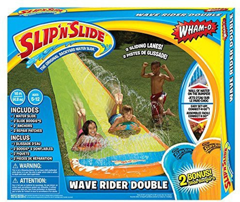 Toys Hobbies Wham O 64120 Slip N Slide Wave Rider Double With 2