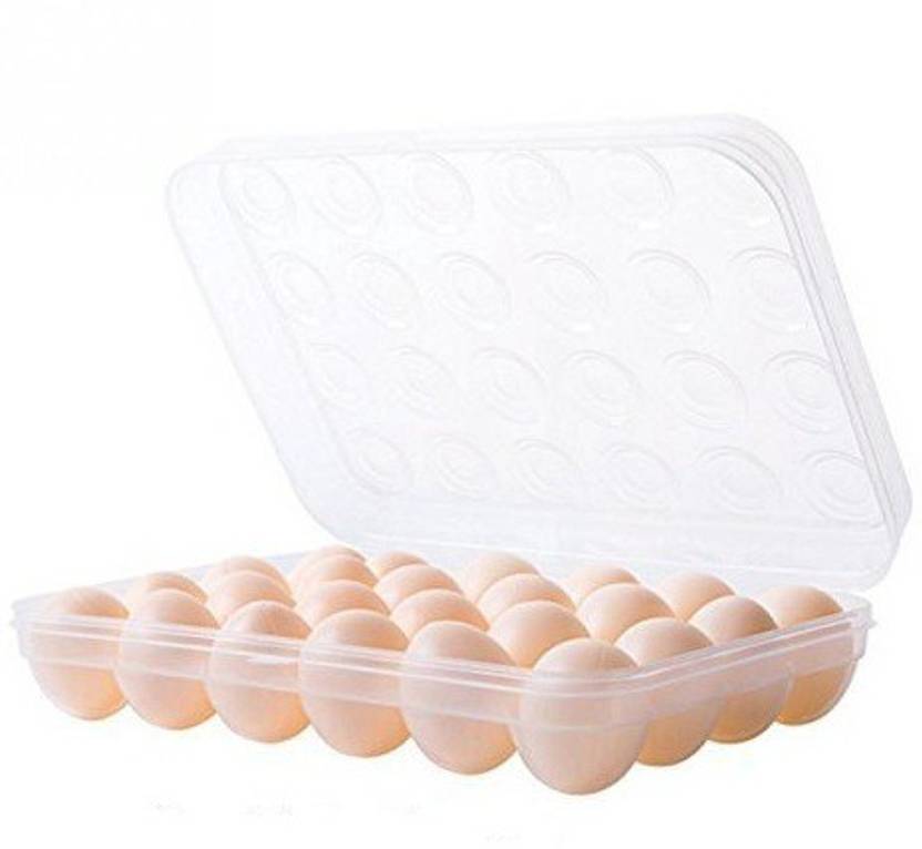 Lemish Lm406 Clear Plastic Refrigerator Egg Storage Box
