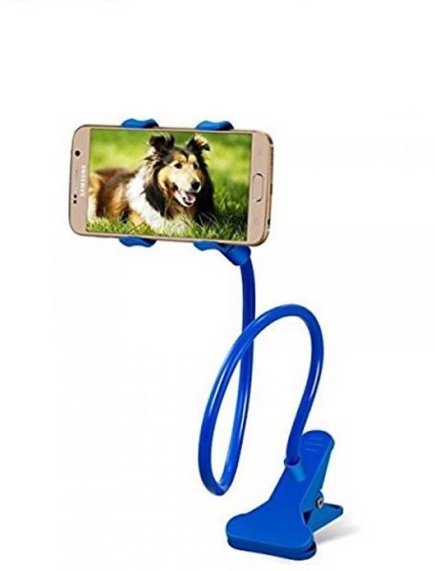 Blithesome Long Blue Lazy Bed Desktop Car Stand Mount For