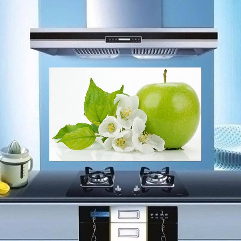 Total Home Medium Apple And Flowers Wallpaper Kitchen Wall Decor