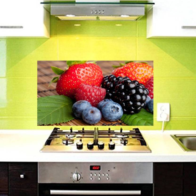 Total Home Medium Fruits Wallpaper Kitchen Wall Decor Sticker