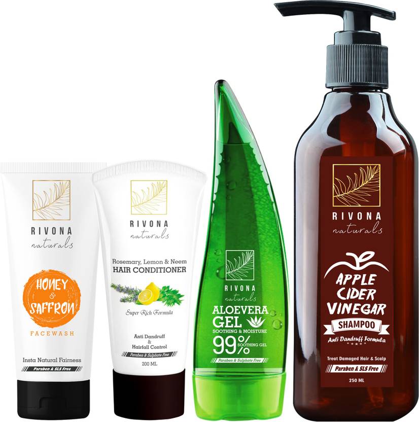 Rivona Naturals Combo Pack Of Apple Cider Vinegar Shampoo 250 Ml