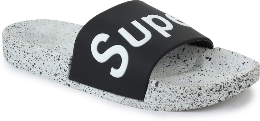 black house slippers