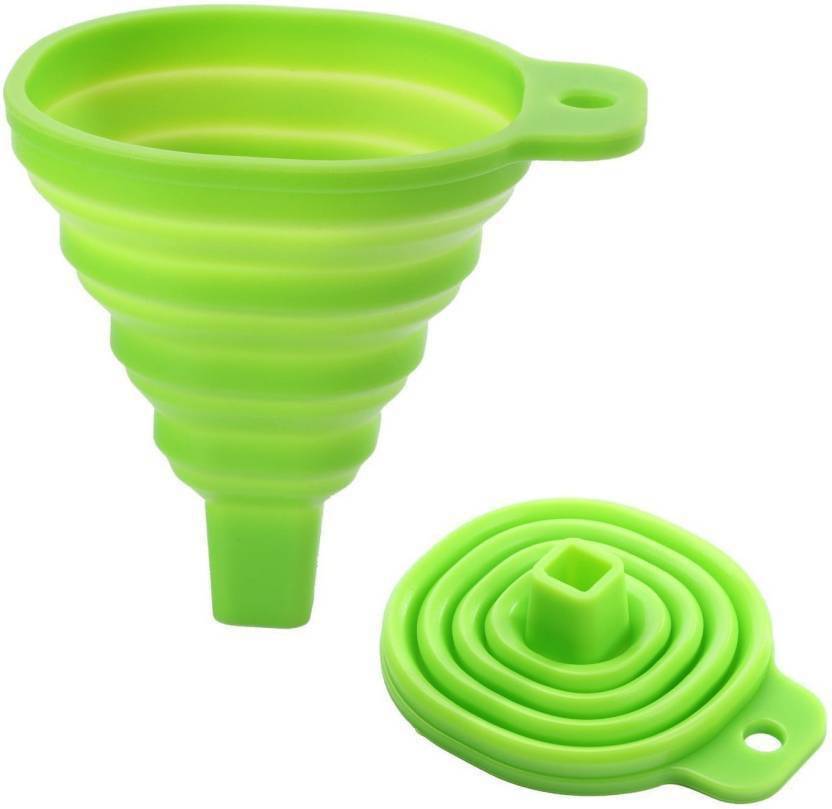 Ergode Collapsible And Easy To Store Silicone Funnel For Kitchen
