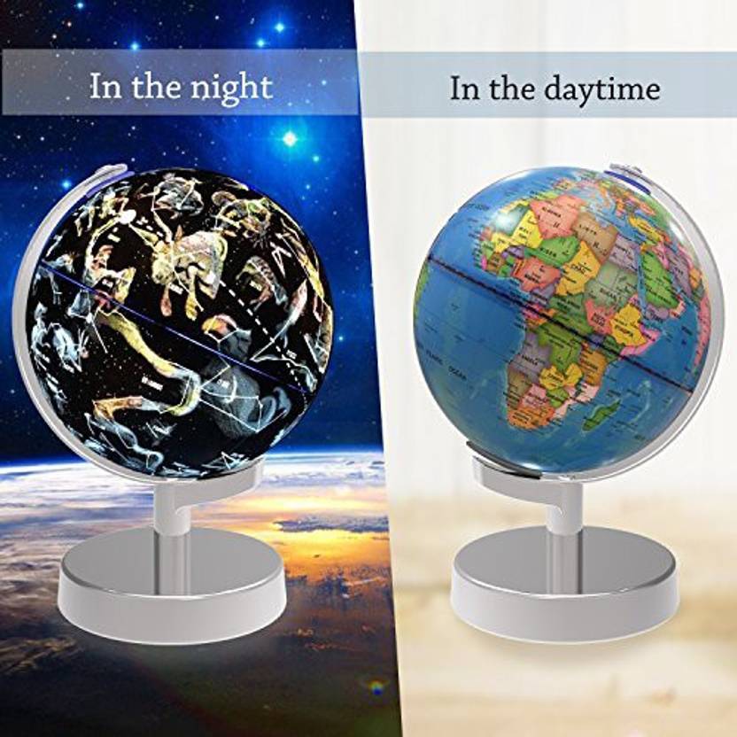 Senders Illuminated World Globe 2 In 1 Earth And Senders Illuminated World Globe 2 In 1 Earth And Constellations Built Led For Night View 8 Inch Educational Gift Home Office Desk Decoration