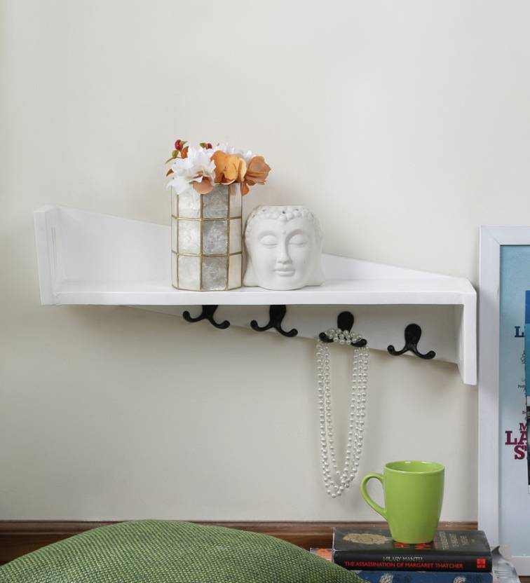 Purchas Antique White Wall Decor Wooden Shelf In Purchas Antique White Wall Decor Wooden Shelf Number Of Shelves 1