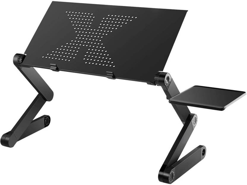 Techtest 1 Metal Portable Laptop Table In India Techtest 1 Metal Portable Laptop Table Finish Color Black