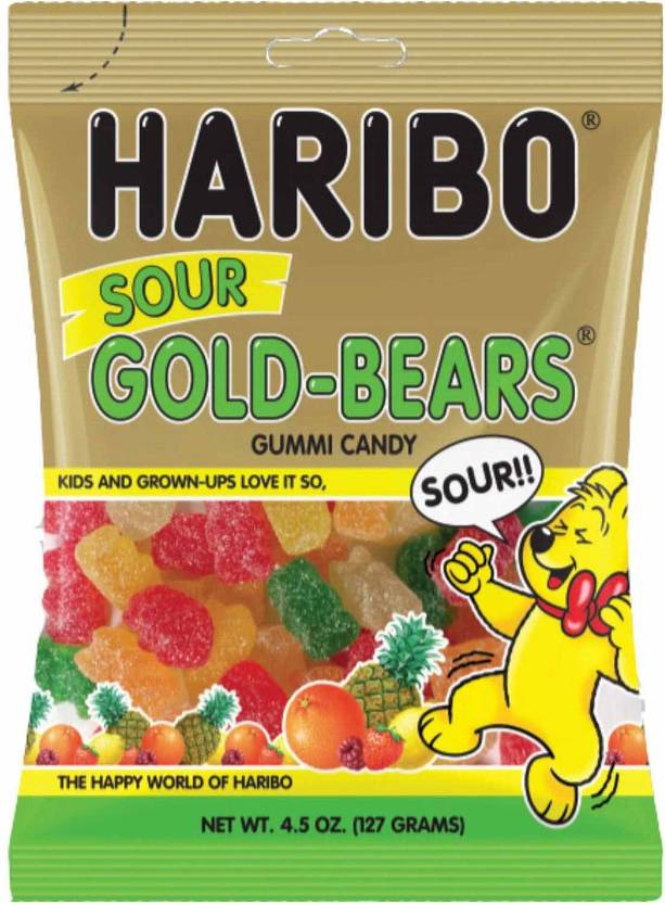 Haribo GoldBears Sour Gummi Candy 127g (4.5oz) Price in India Buy