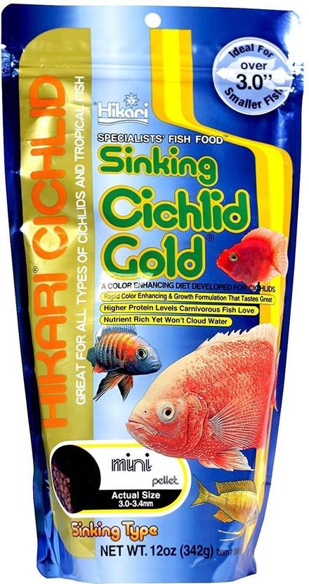 Hikari Cichlid Gold Sinking Fish Food Mini 342g Fish