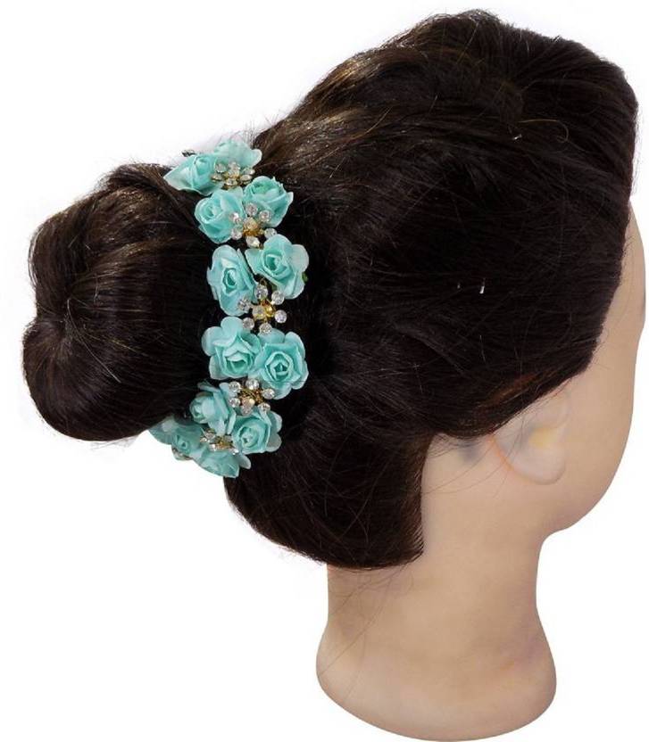 Ekan Artificial Hair Gajra Hair Accessories Bun For Women Wedding