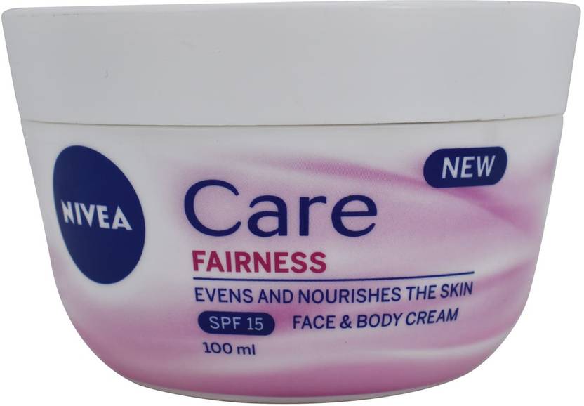 Nivea Care Fairness Face Body Care Cream Spf15 100ml Price