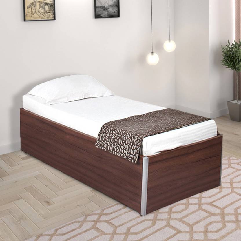 SPACEWOOD Engineered Wood Single Box Bed Price in India Buy SPACEWOOD