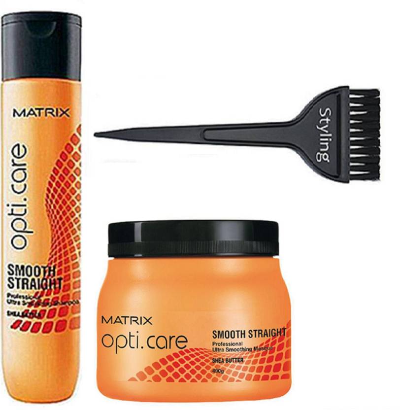 Styling Hair Brush Opticare Smooth Straight Hair Shampoo 350ml