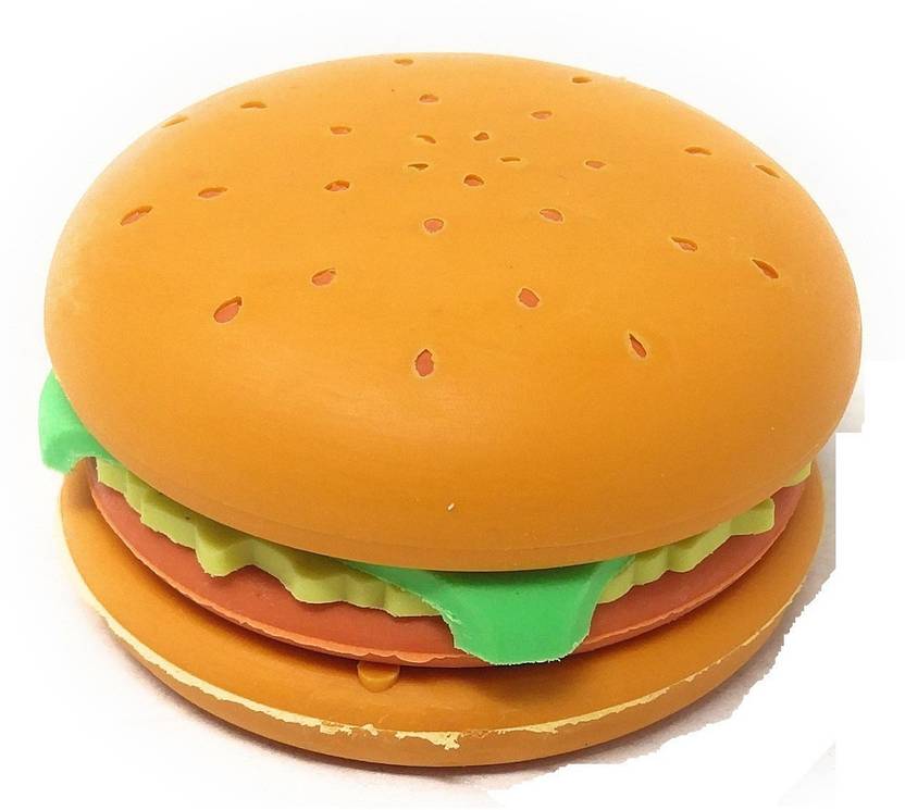 Parteet New Burger Shape Eraser for Kids NonToxic Eraser
