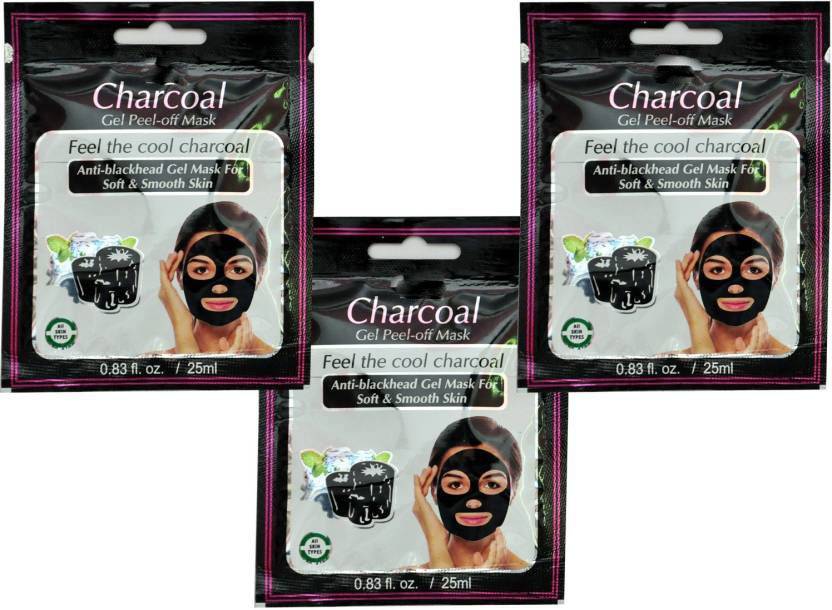 Charcoal peel off mask small pack