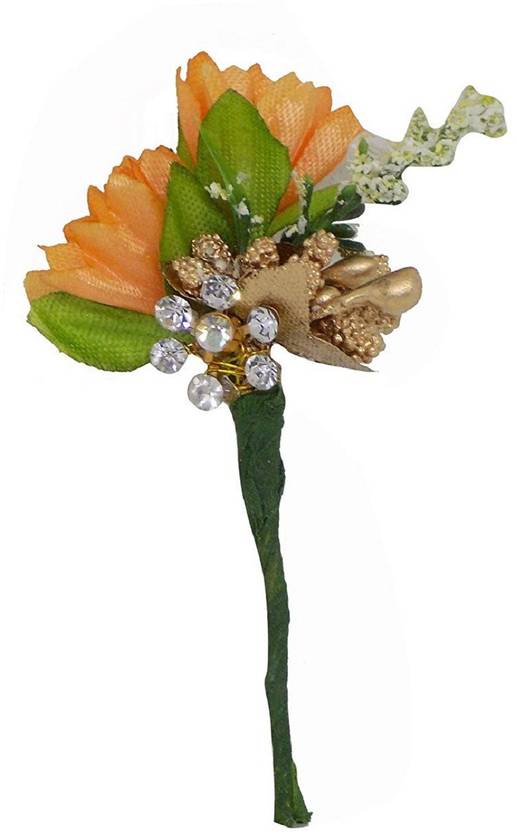 Raaya Hair Pins For Wedding Juda Accessories For Women Orange