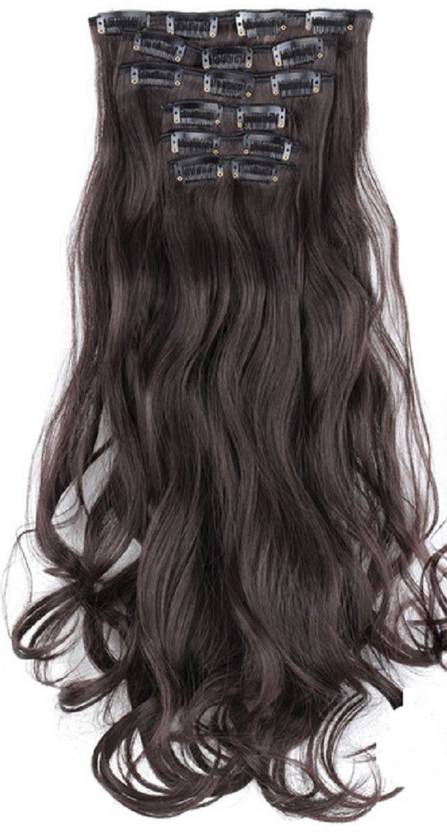 Abrish Natural Brown Curly Hair Hair Extension Price In India