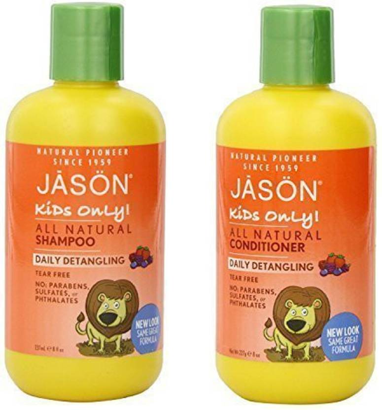Jason Natural Kids Only Daily Detangling Shampoo And Conditioner