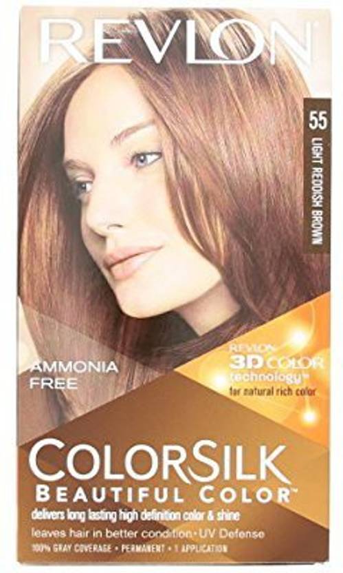 Generic Revlon Colorsilk Beautiful Color Light Reddish Brown 55 Generic Revlon Colorsilk Beautiful Color Light Reddish Brown 55