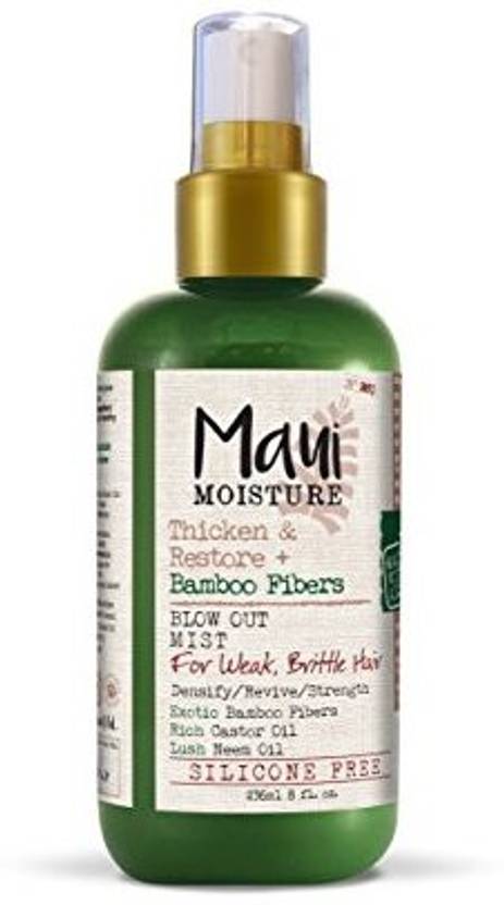 Maui Moisture Thicken Restore Bamboo Fiber Mist 8 Ounce Helps