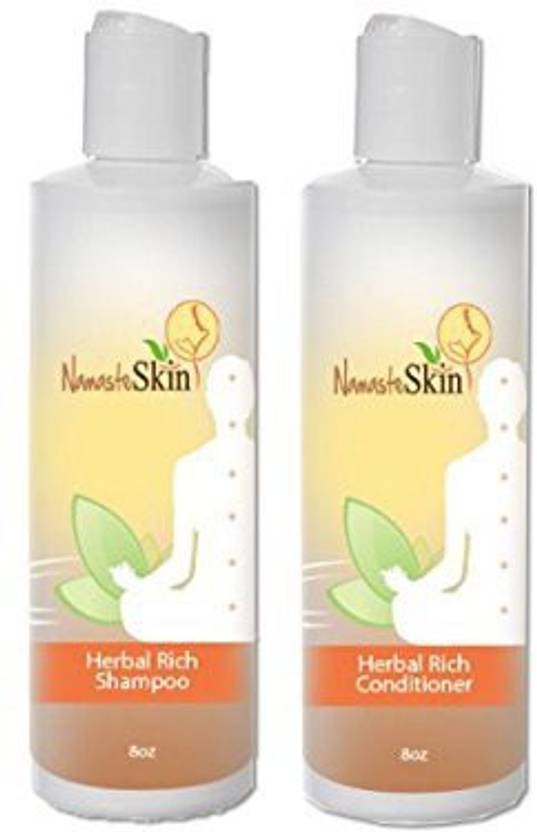 Namaste Skin Herbal Rich Vegan Shampoo Conditioner For