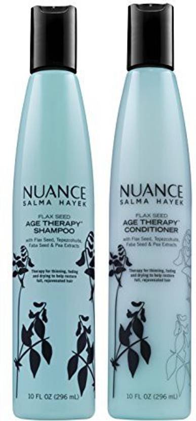 Generic Nuance Salma Hayek Flax Seed Age Therapy Shampoo And
