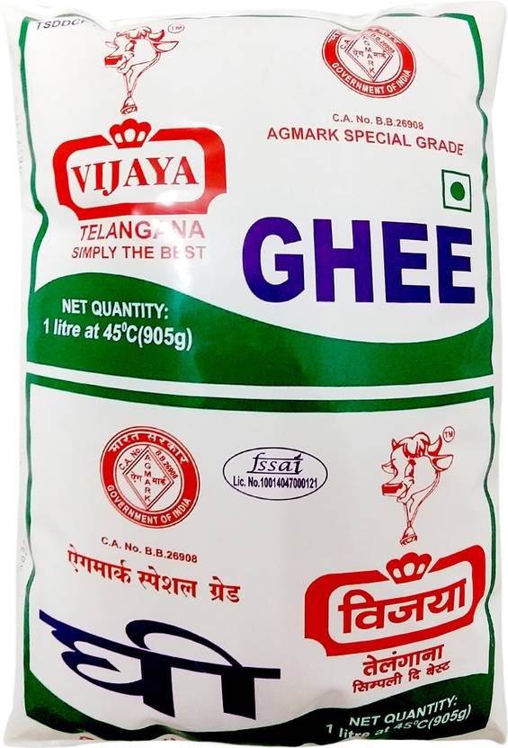 VIJAYA Ghee 1 L Pouch Price in India Buy VIJAYA Ghee 1 L Pouch online