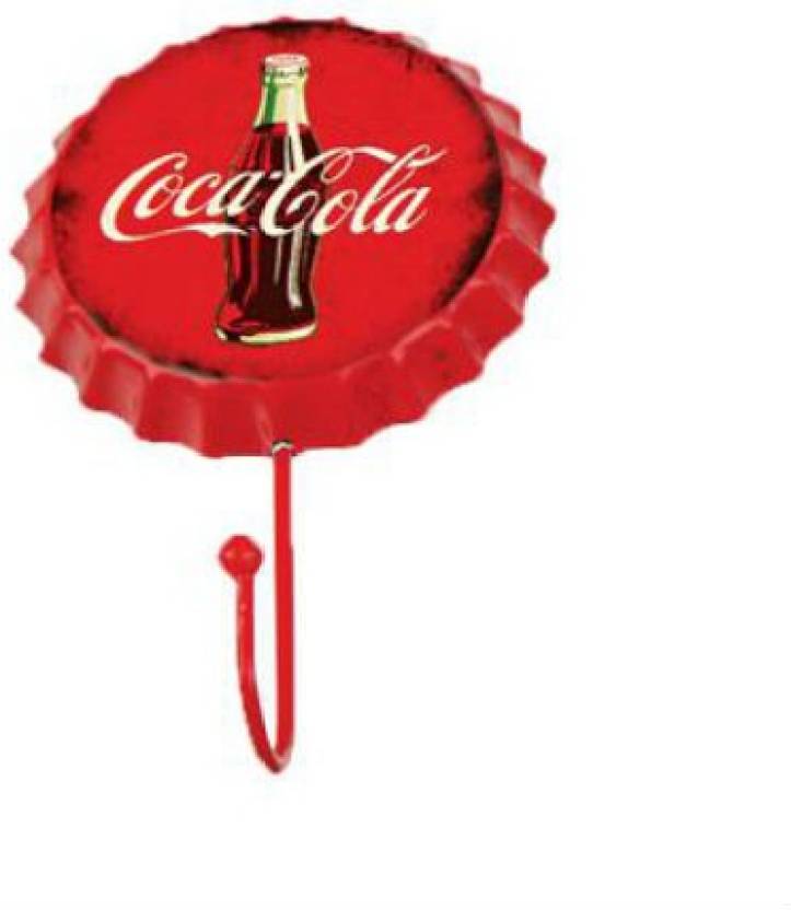 Shrih Coca Cola Bottle Cap Wall Hanger Hook 1 Pronged Hook