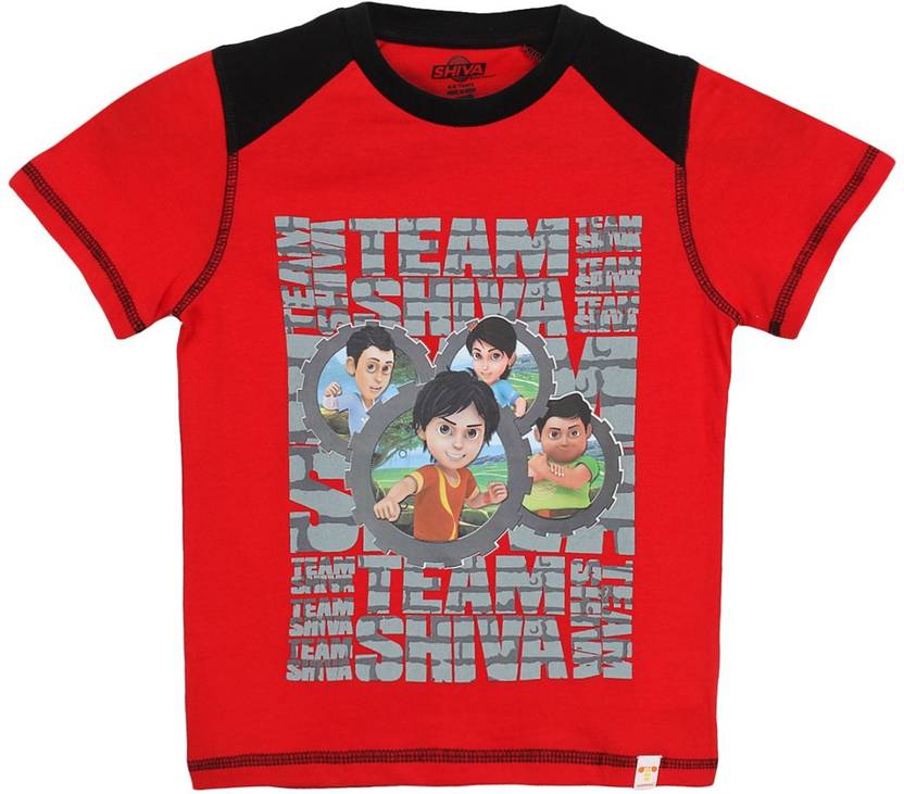 | SHIVA Boys Graphic Print Cotton Blend T Shirt - Round Neck | SHIVA Boys Graphic Print Cotton Blend T Shirt - Round Neck