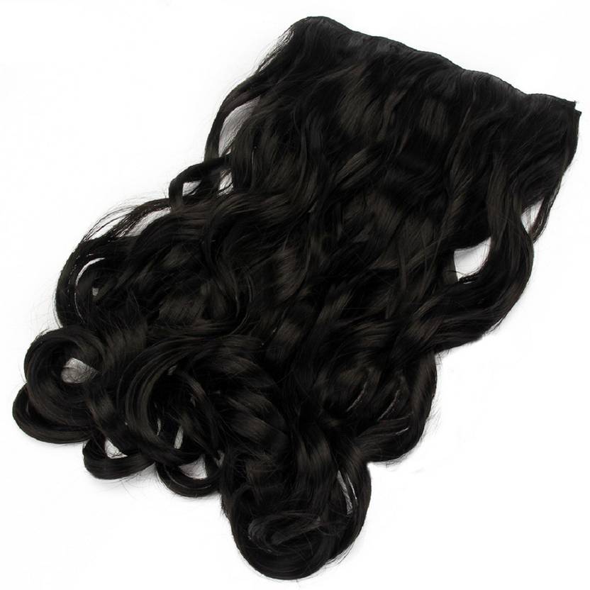Abrish Natural Black Curly Hair Extension Price In India Buy