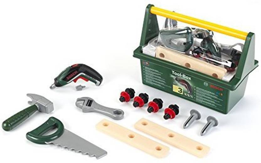 Theo Klein 8345 Bosch Toolbox Set With Ixolino Ii Cordless Drill