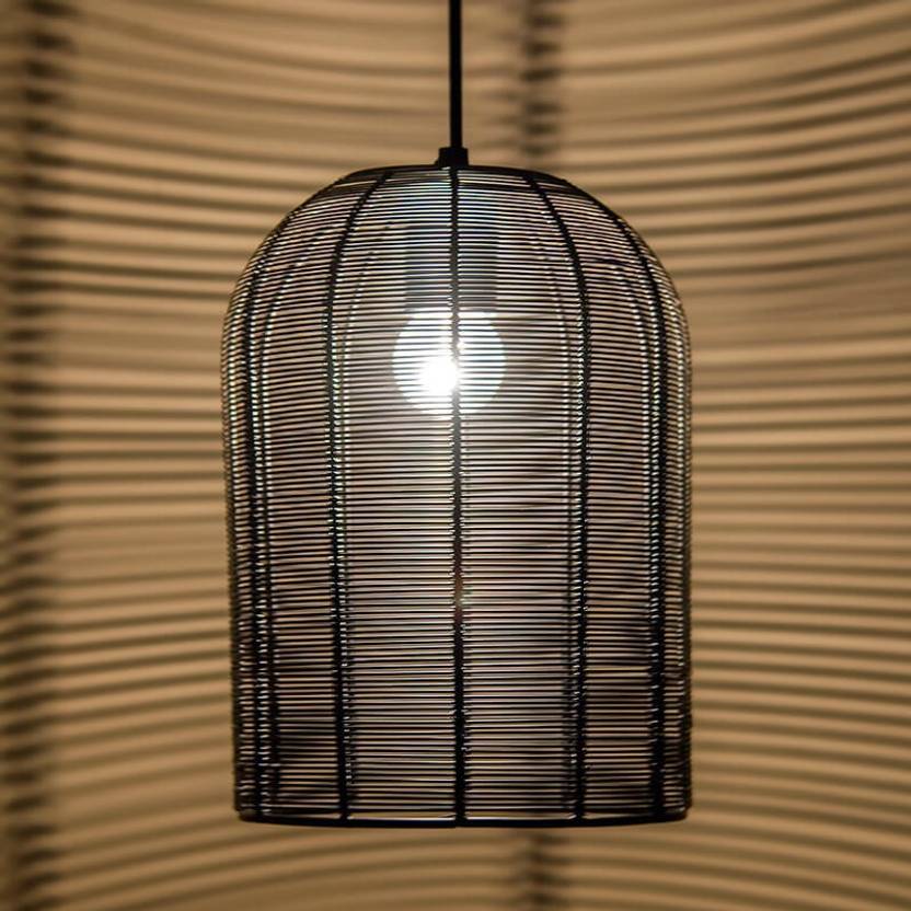 Homesake Industrial Metal Hanging Pendant Light Wire Mesh Homesake Industrial Metal Hanging Pendant Light Wire Mesh Cage Black Pendants Ceiling Lamp In India