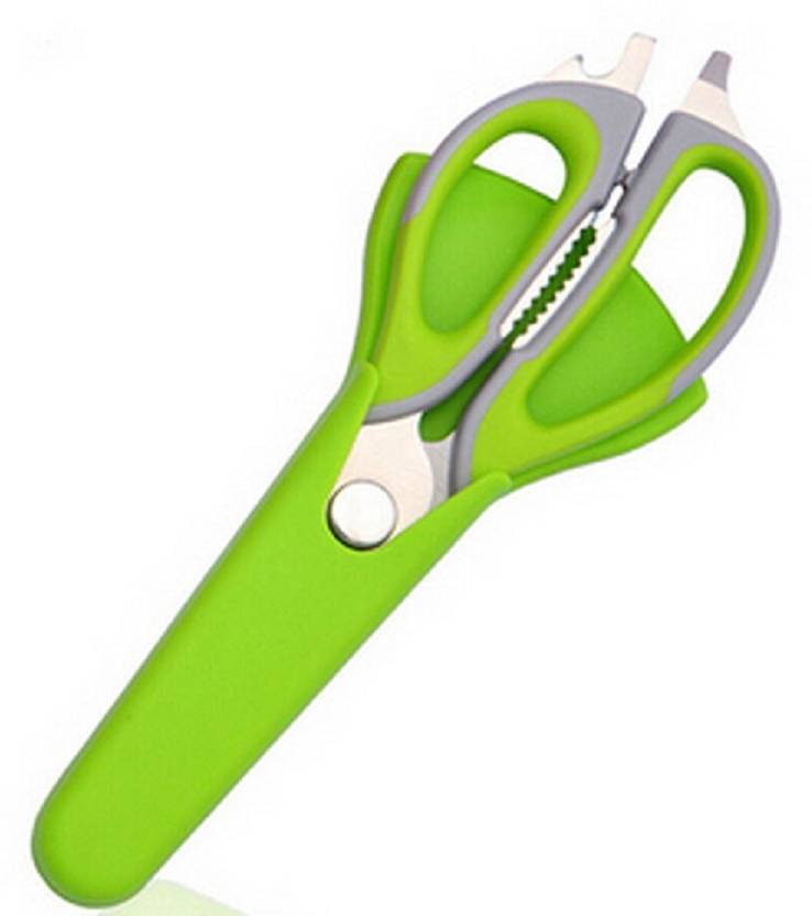 Bruzone MKSE22 Multi Purpose Scissor Cutter D22 Green Kitchen Tool Set