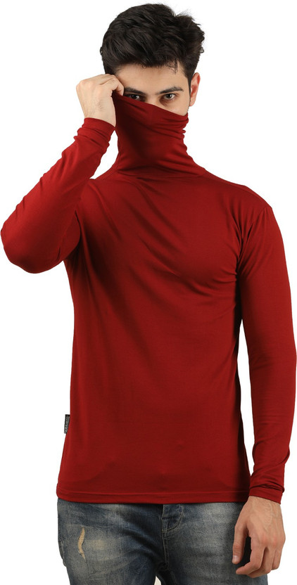 Roll neck t shirt mens Clearance